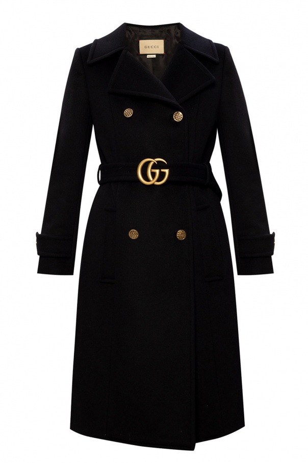 Gucci Wool coat with notch lapels Women's Clothing Vitkac